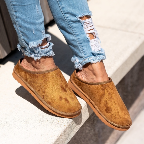 Outwoods Shoes - Women's Casual Platform Short Boot Slipper Clogs